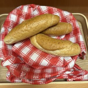 Grahamovo-špaldový rohlík 60g